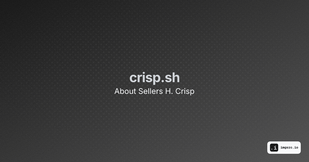 Sellers H. Crisp