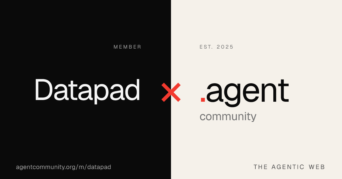 Datapad — Agent Community