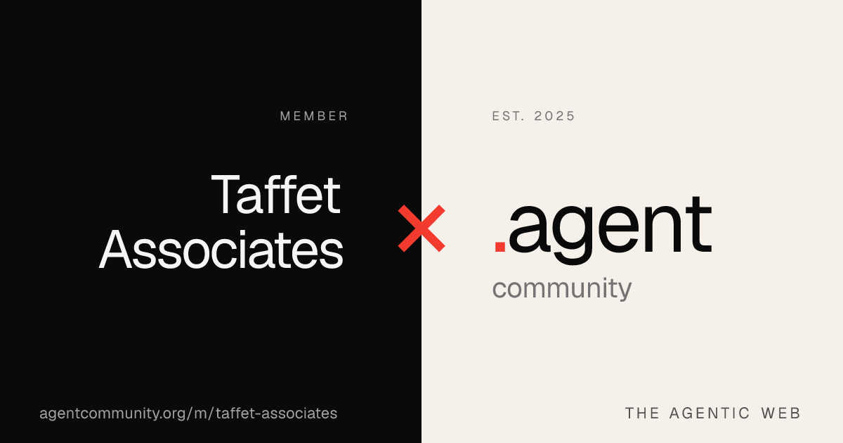 Taffet Associates — Agent Community