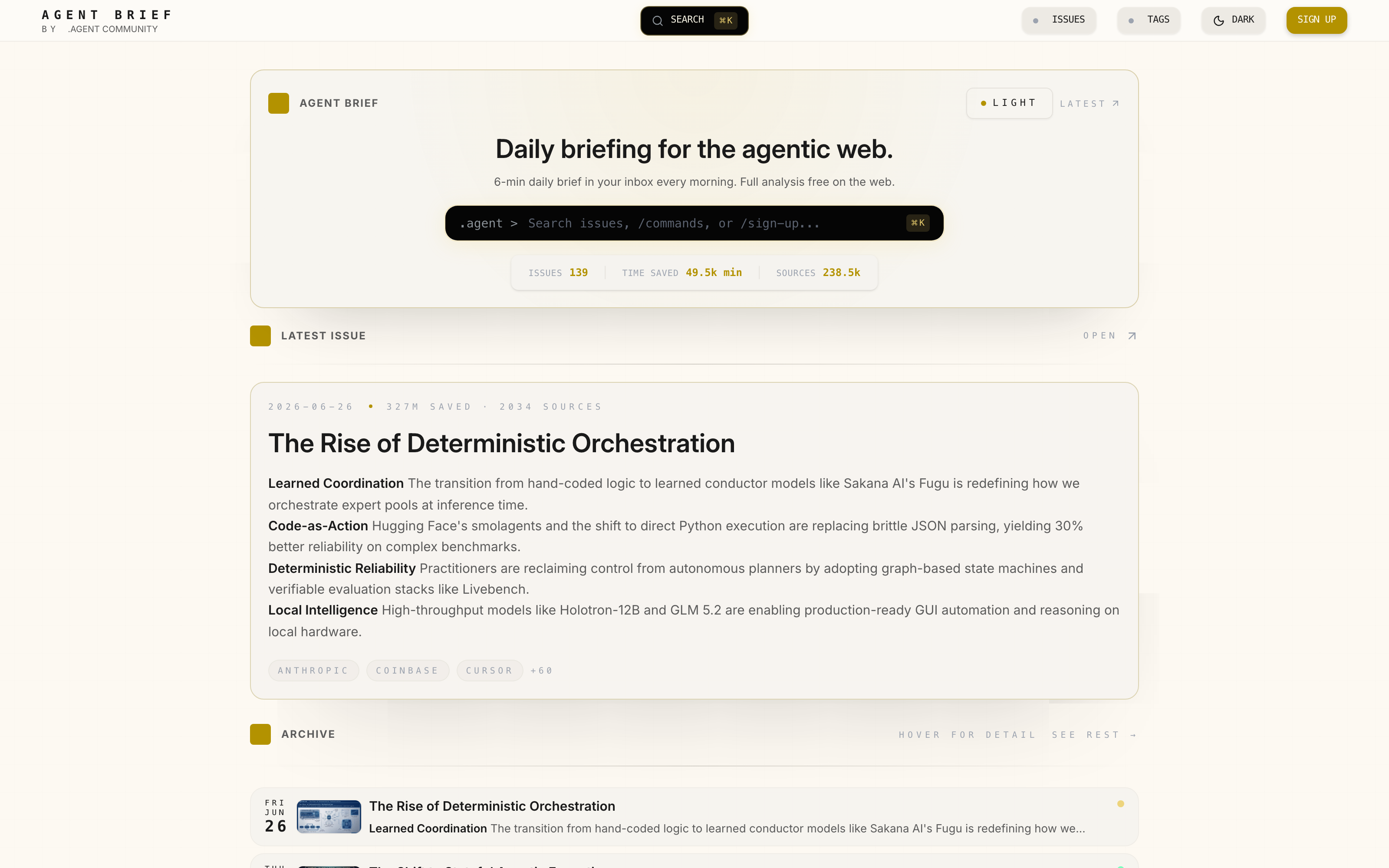 AgentBrief